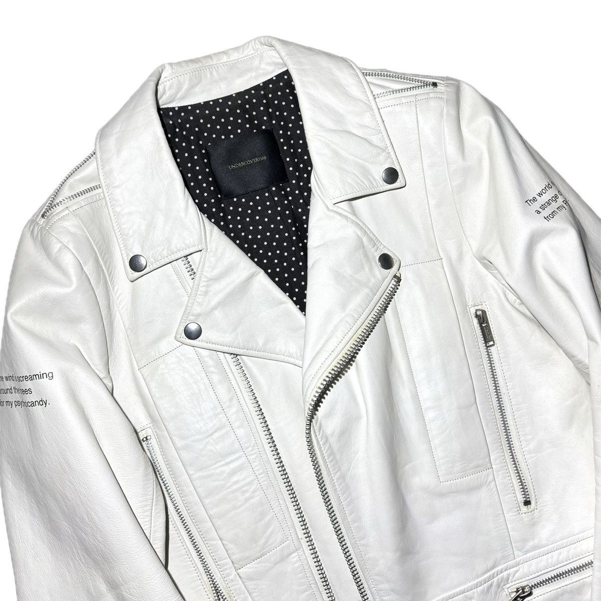 Undercover Undercover SS14 *1/1* PSYCHOCANDY leather rider jacket Size US S / EU 44-46 / 1 - 2 Thumbnail