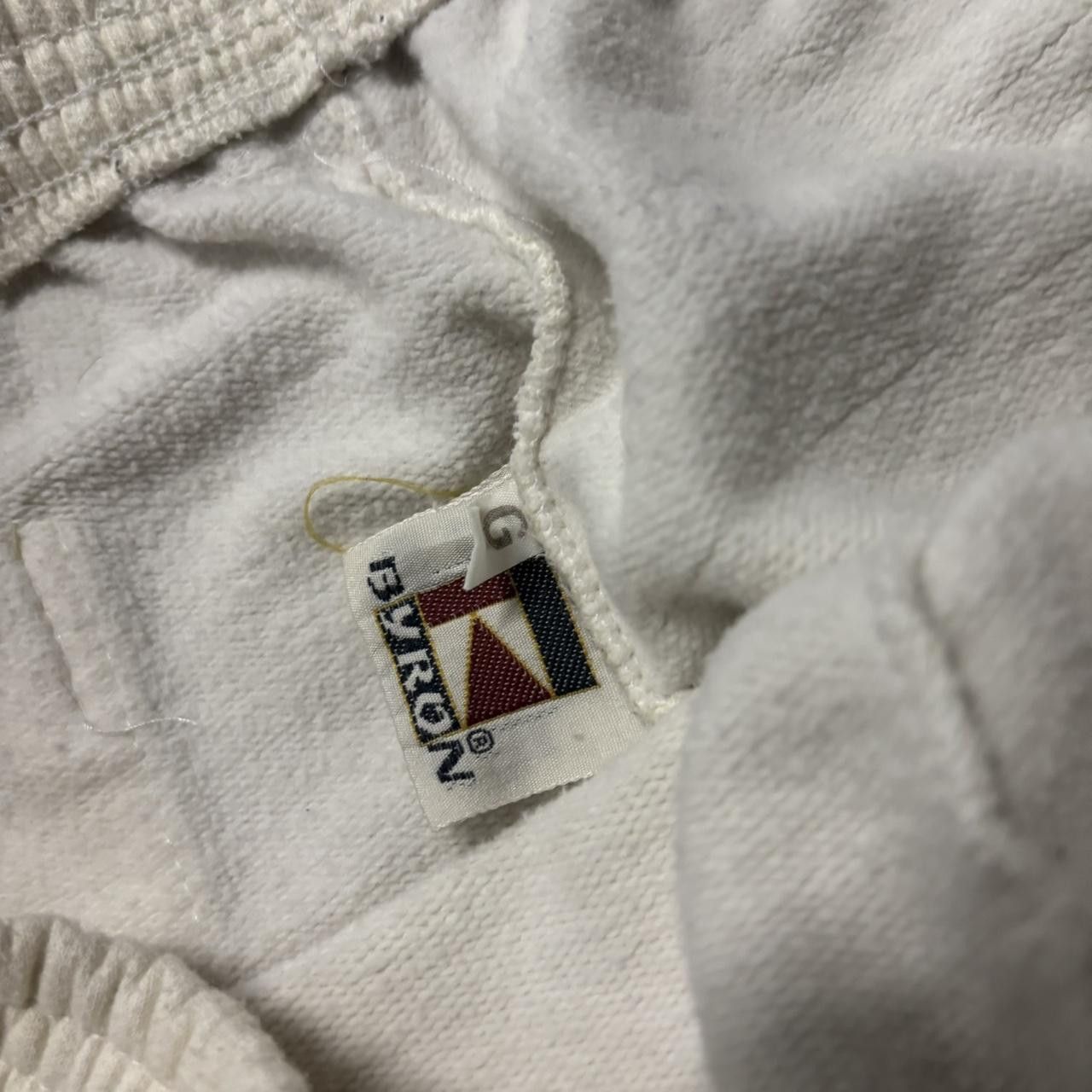 Japanese Brand × Vintage Crazy Vintage 90s Cream Skater Essential Sweatpants! Size US 32 / EU 48 - 7 Thumbnail