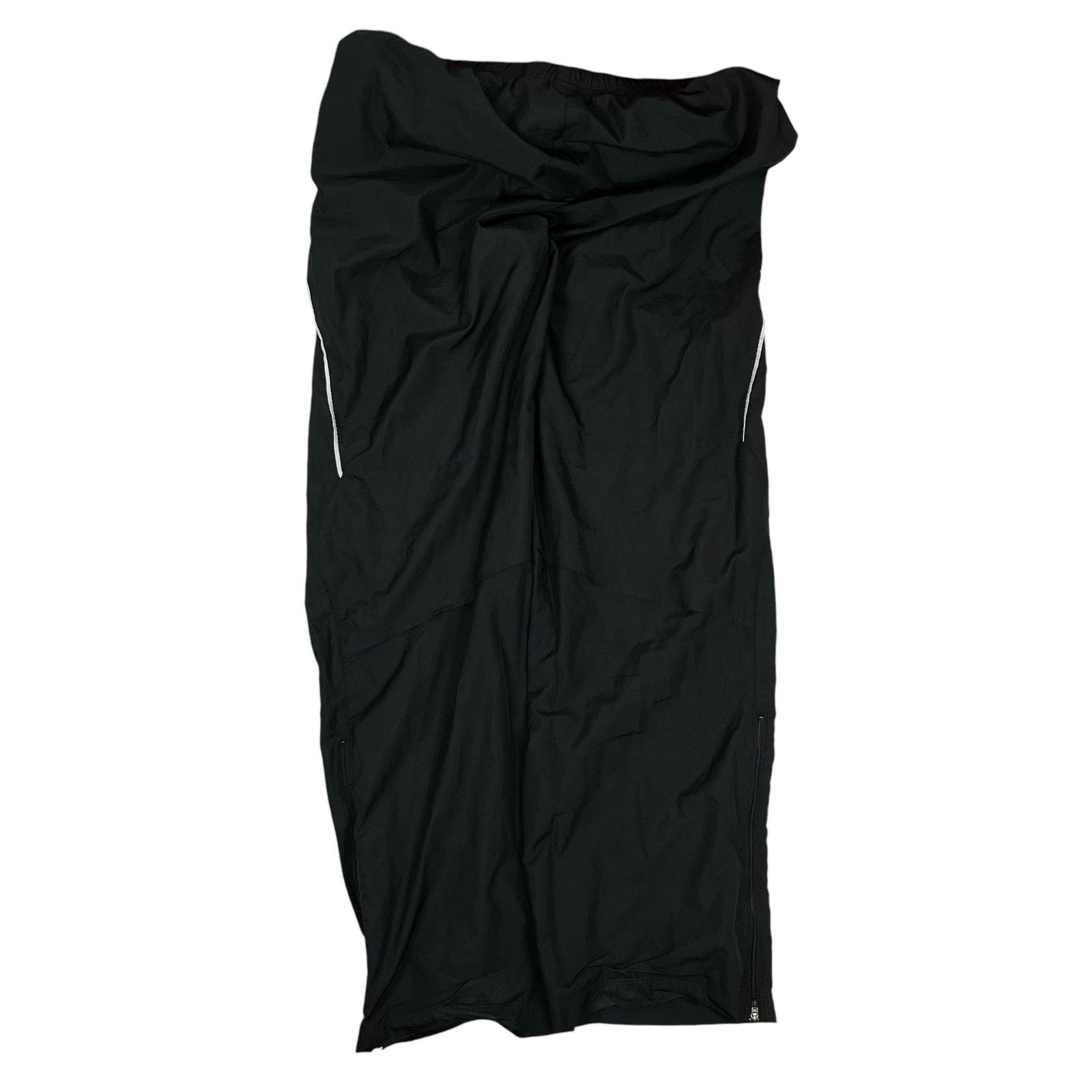 Nike Nike Women's Black Swoosh Ankle Zip High Rise Track Pant XL Size 30" / US 8 / IT 44 - 5 Thumbnail