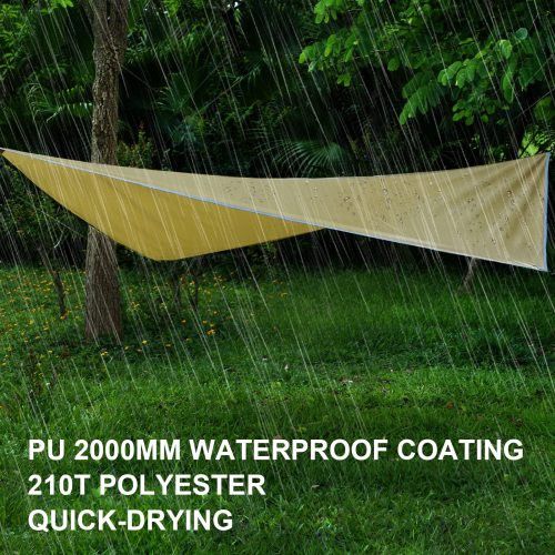 Designer × Homemade Camping Tarp Waterproof with Poles, Hammock Rain Fly Lightwe Size US L / EU 52-54 / 3 - 2 Thumbnail