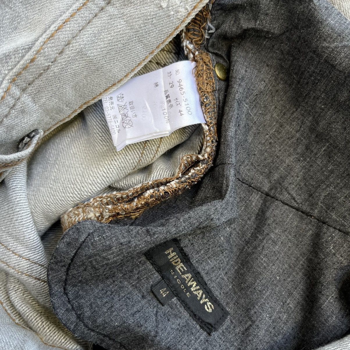 Nicole Club Distressed Zipper Denim Hideaways Nicole Club For Men Jeans Size US 29 - 9 Thumbnail