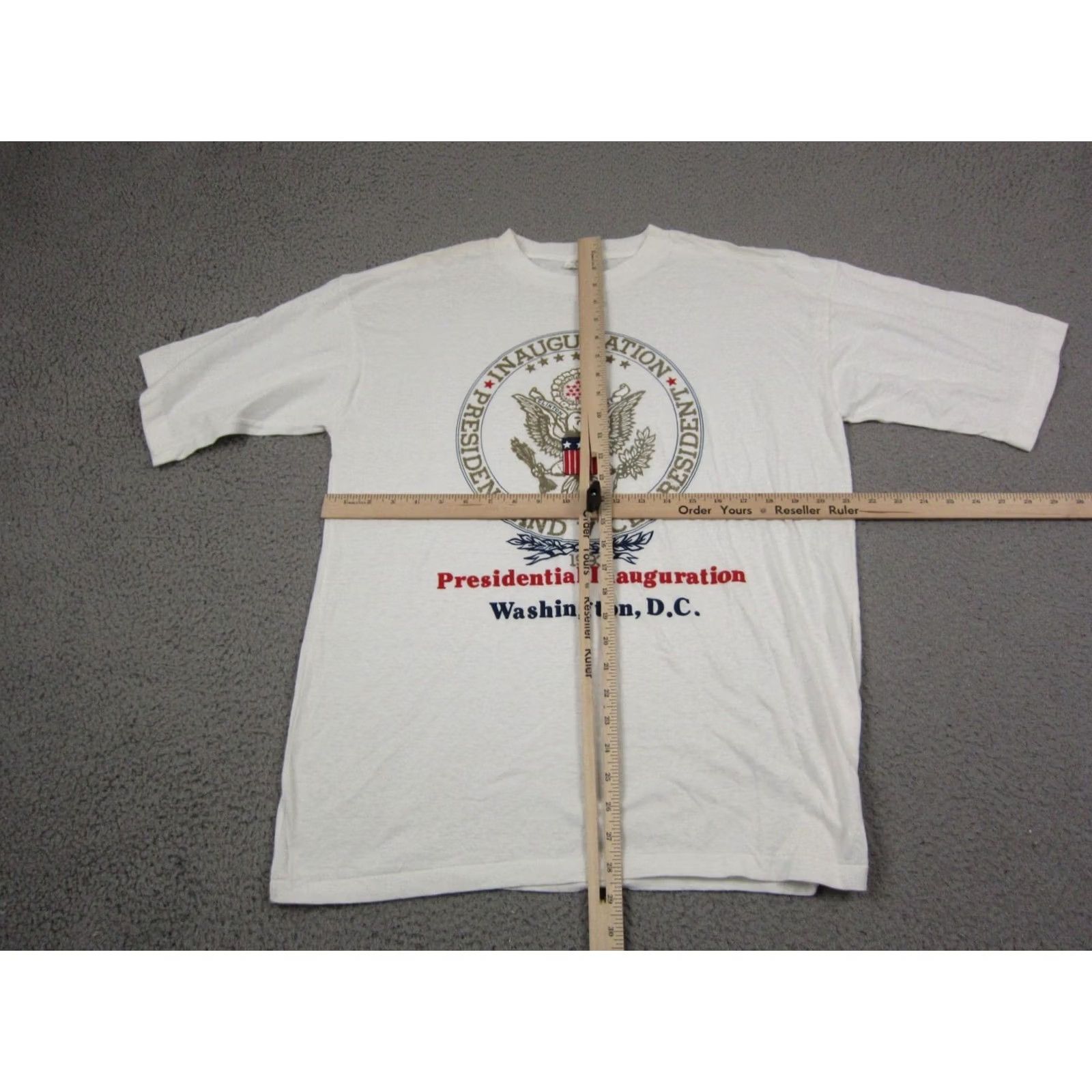 Vintage VINTAGE Bill Clinton Shirt Mens Medium White Presidential Inauguration 90s Size US M / EU 48-50 / 2 - 7 Thumbnail