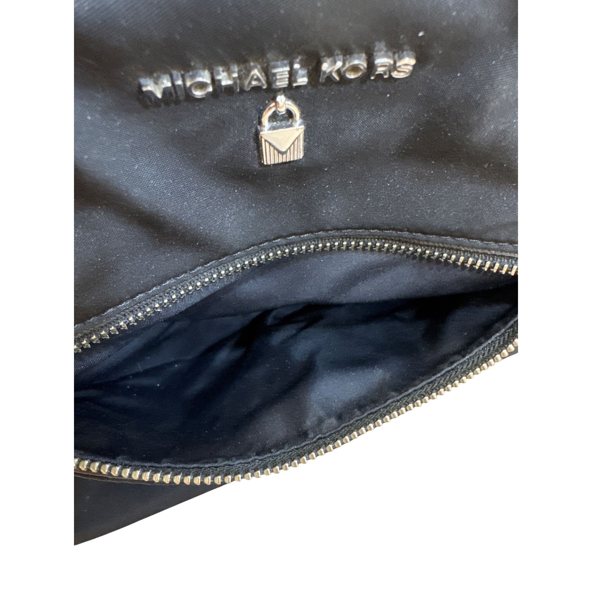 Michael Kors Michael Kors womens black canvas handbag tote SKU 7990 Size ONE SIZE - 3 Thumbnail