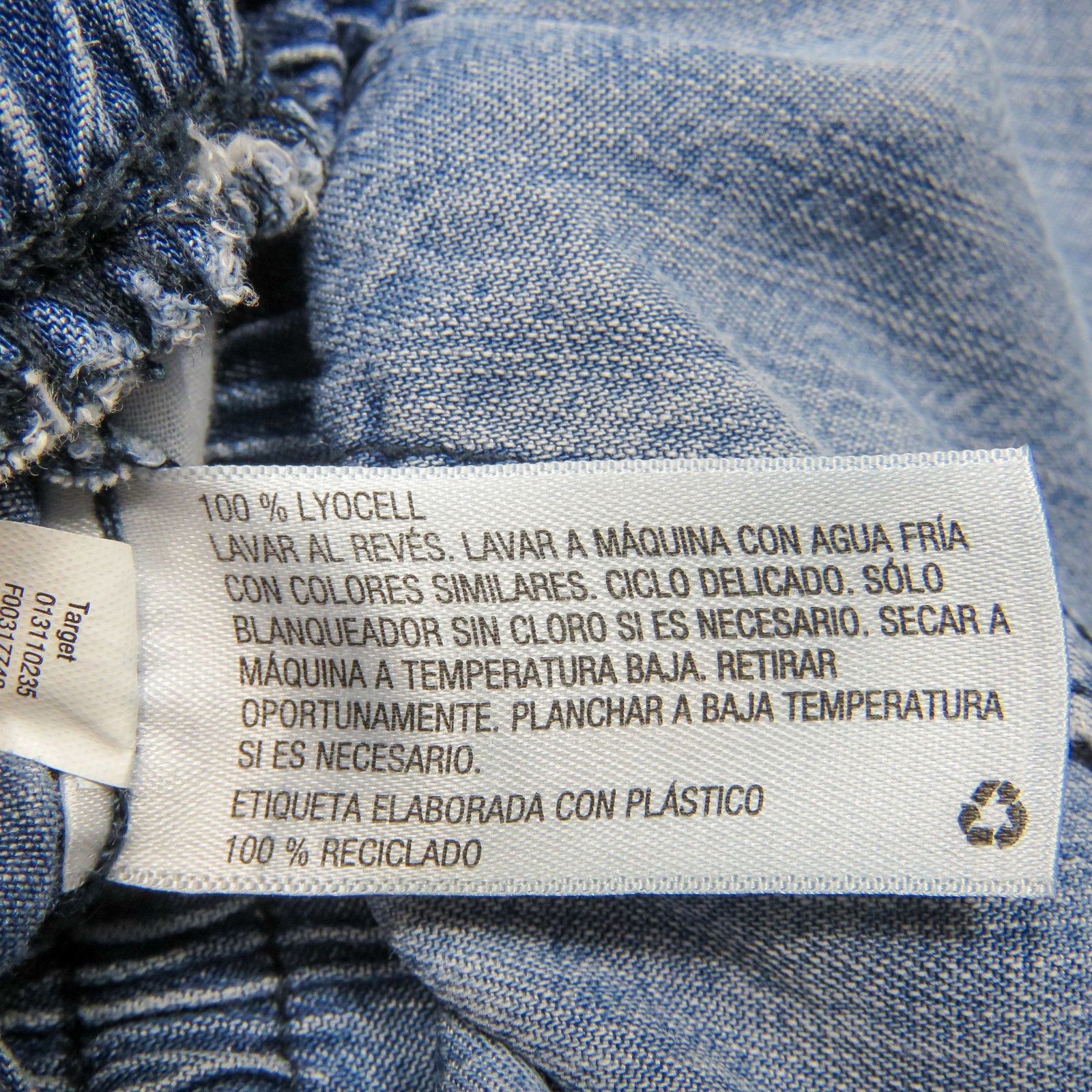 Target Basics Universal Thread Blue Denim Pull-On Drawstring Shorts Small Size 27" / US 4 / IT 40 - 5 Thumbnail