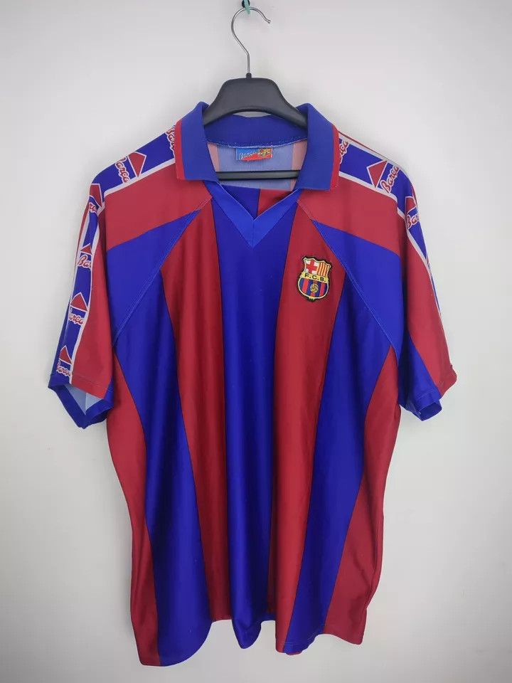 Vintage Vintage F.C Barcelona FOOTBALL SHIRT SOCCER JERSEY Size US XXL / EU 58 / 5 - 2 Thumbnail