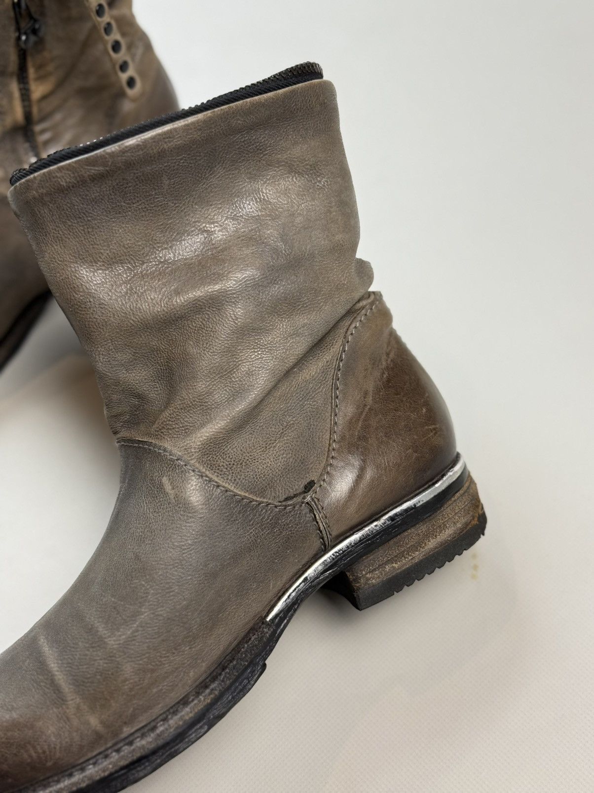 A.S.98 A.S. 98 Airstep Avant-Garde Leather Combat Boots Shoes Size US 7 / IT 37 - 17 Thumbnail