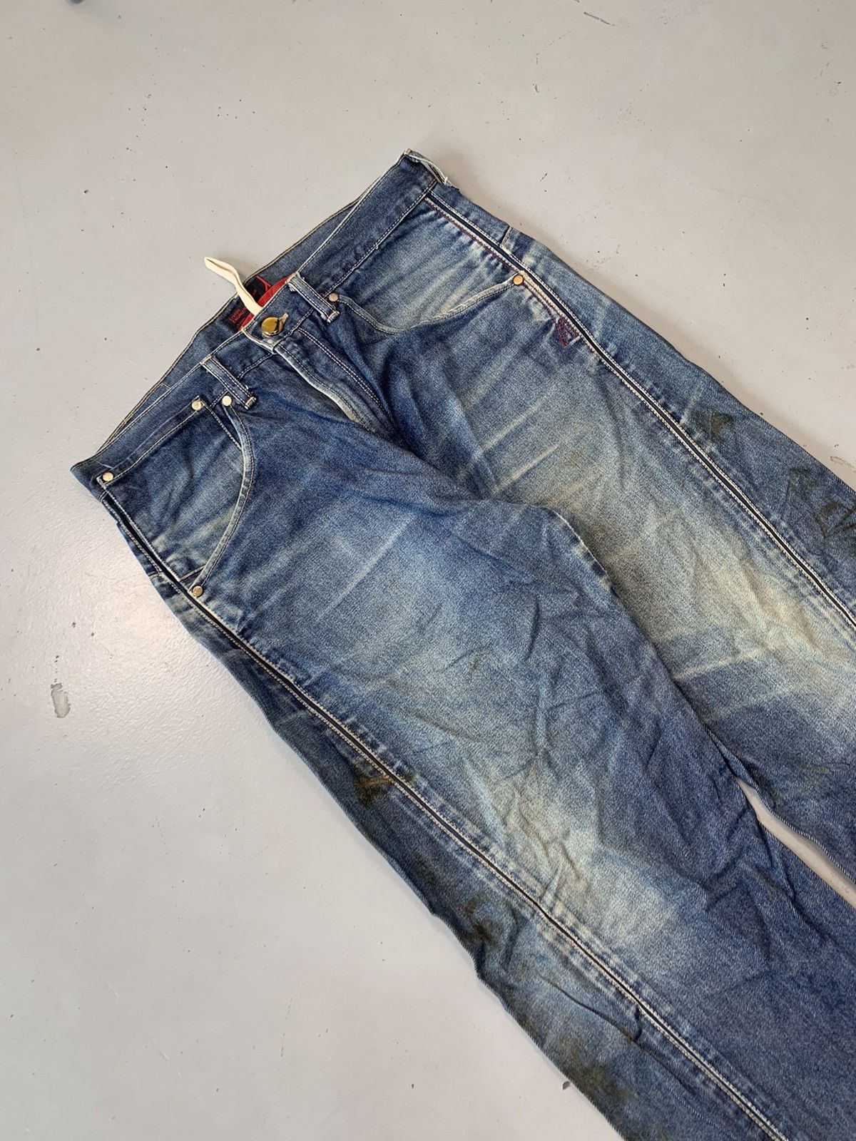 Levi's Vintage Levi’s engineer jeans denim Size US 34 / EU 50 - 3 Thumbnail