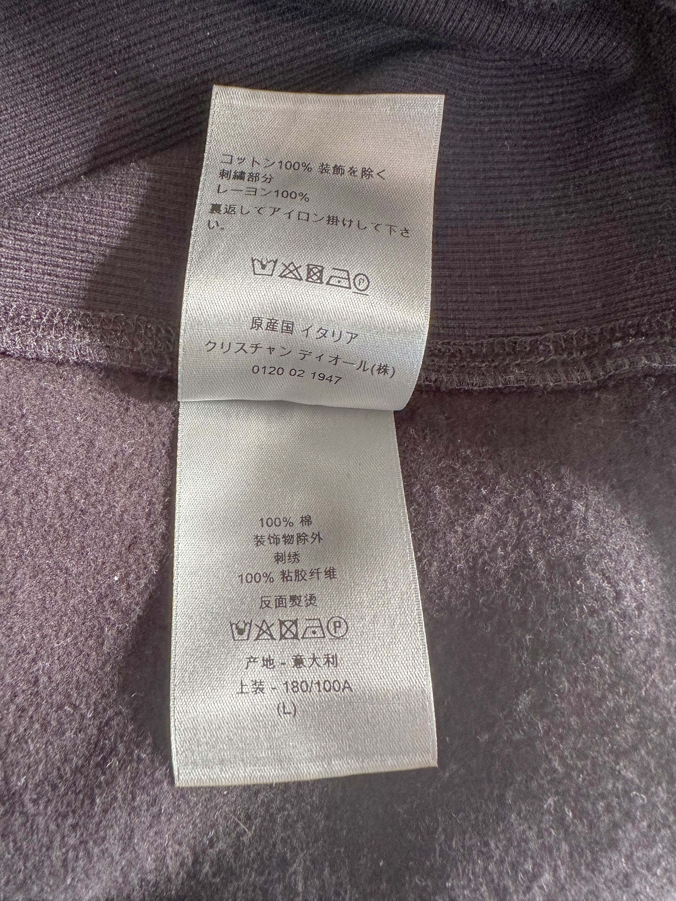 Dior Dior Kenny Scharf Black & Blue Embroidered Logo Sweater Size US L / EU 52-54 / 3 - 7 Thumbnail