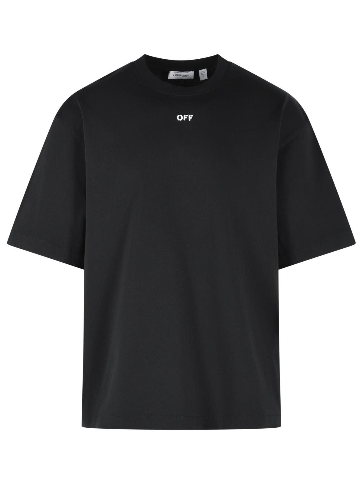 Off-White OFF-WHITE 'Chain' Black Cotton T-Shirt Size US M / EU 48-50 / 2 - 1 Thumbnail