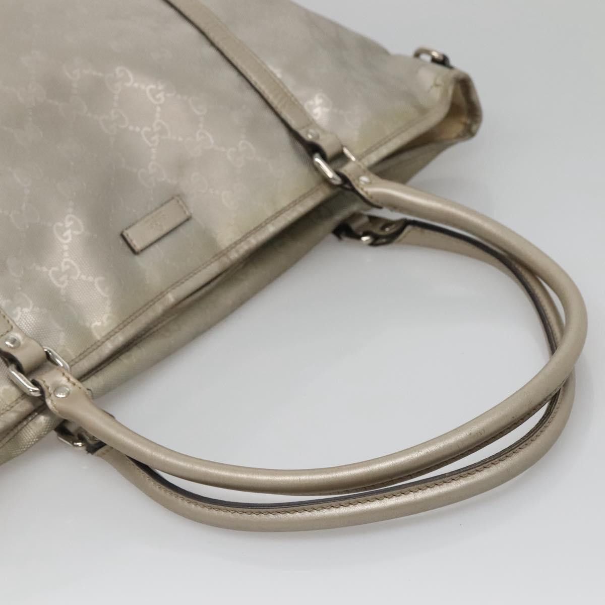 Gucci GUCCI GG Implementation Tote Bag Silver Size ONE SIZE - 7 Thumbnail