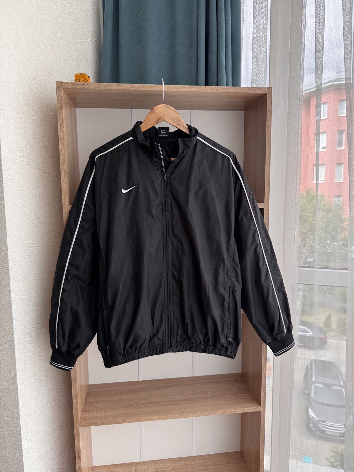 Nike × Vintage Vintage Nike Streetwear Nylon Zip TrackJacket Size US S / EU 44-46 / 1 - 1 Thumbnail