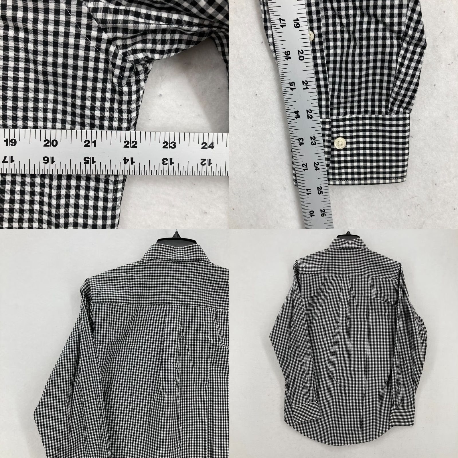 Peter Millar Peter Millar Crown Sport Shirt Mens Medium Black Button-Down Silk Gingham Shirt Size US M / EU 48-50 / 2 - 8 Thumbnail