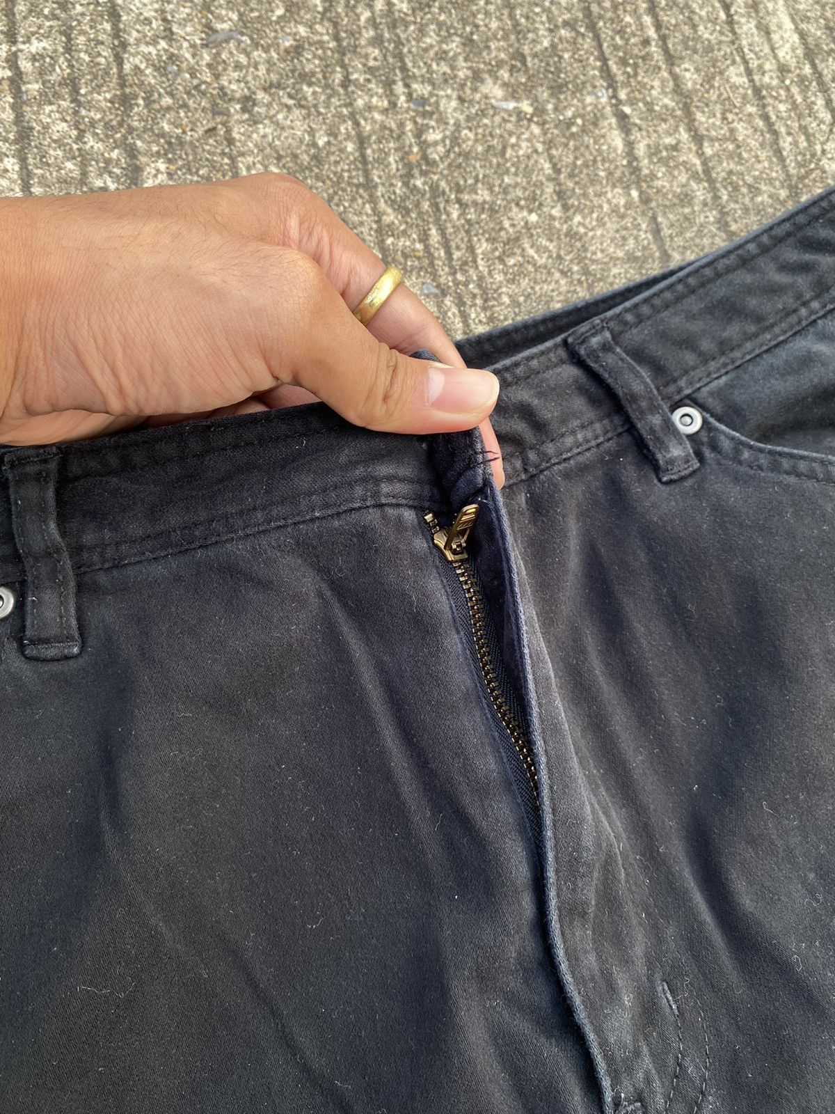 Japanese Brand × Vintage JOHN JELLO Flared Flower Black Pants Size US 32 / EU 48 - 7 Thumbnail