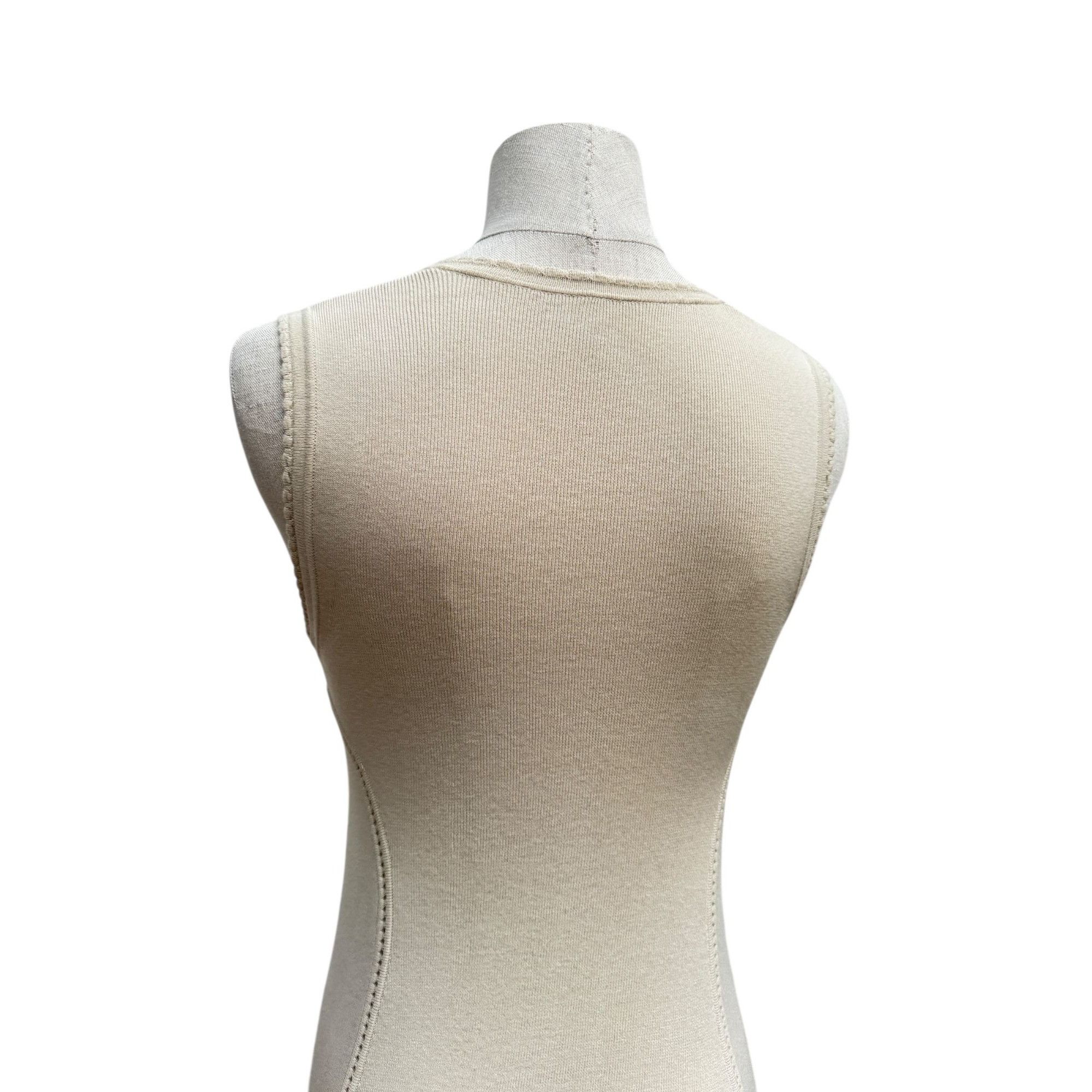 Alexander McQueen 2012 Beige Knit Dress Size M / US 6-8 / IT 42-44 - 5 Thumbnail