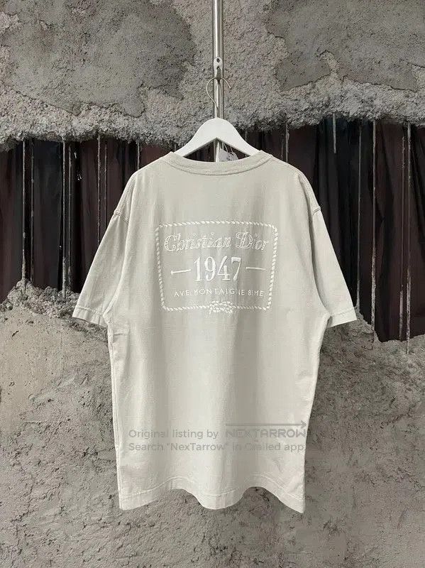 Dior Dior White Cotton Short-Sleeve T-Shirt . Size US L / EU 52-54 / 3 - 2 Thumbnail