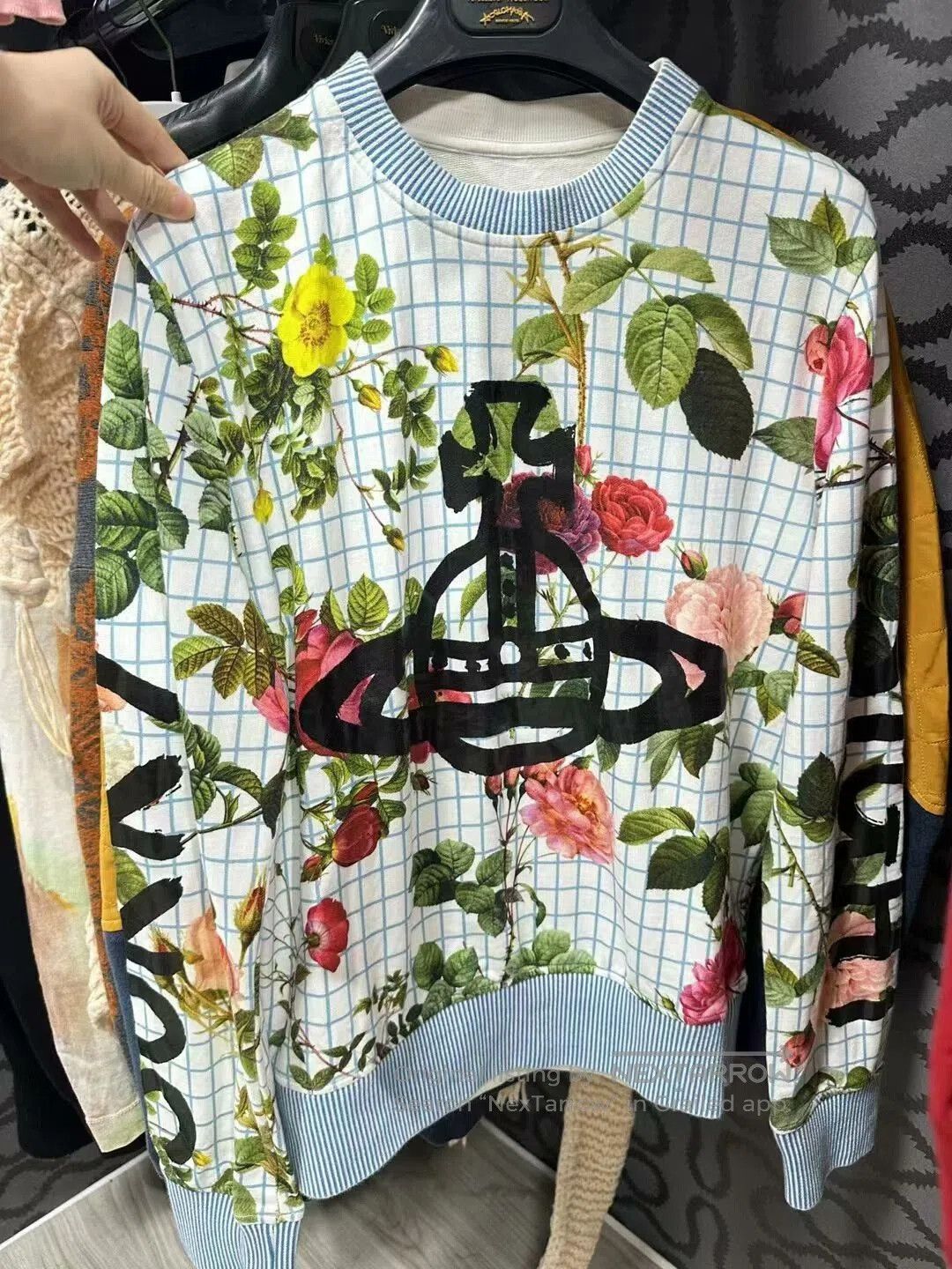 Vivienne Westwood vivienne westwood floral sweatshirt with saturn design. Size M / US 6-8 / IT 42-44 - 3 Thumbnail