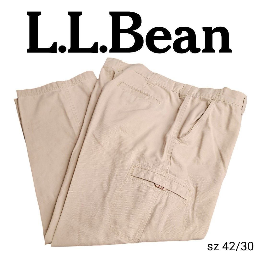 L.L. Bean L.L. Bean Tan Cotton Cargo Pants Size US 42 / EU 58 - 1 Thumbnail