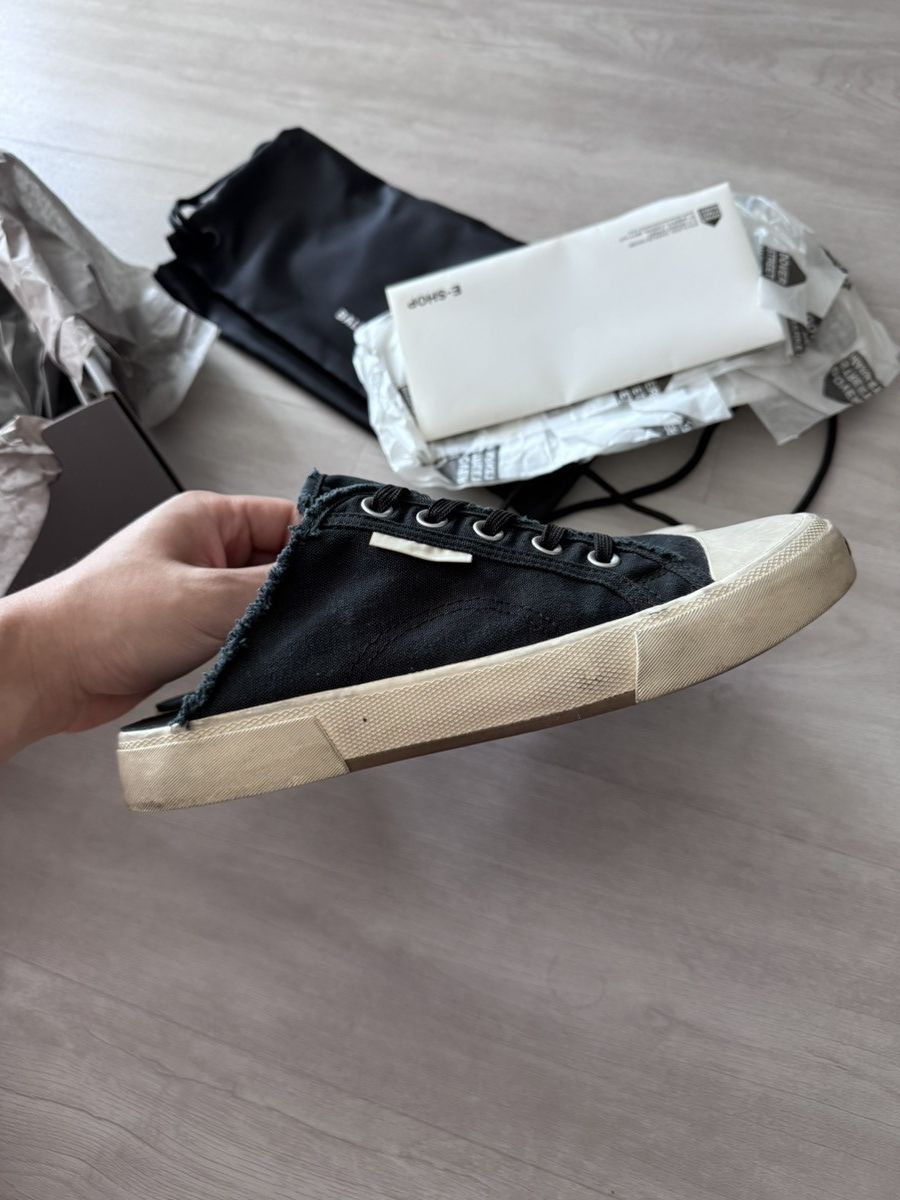 Balenciaga PARIS SLIP ON MULES Size US 7 / EU 40 - 5 Thumbnail