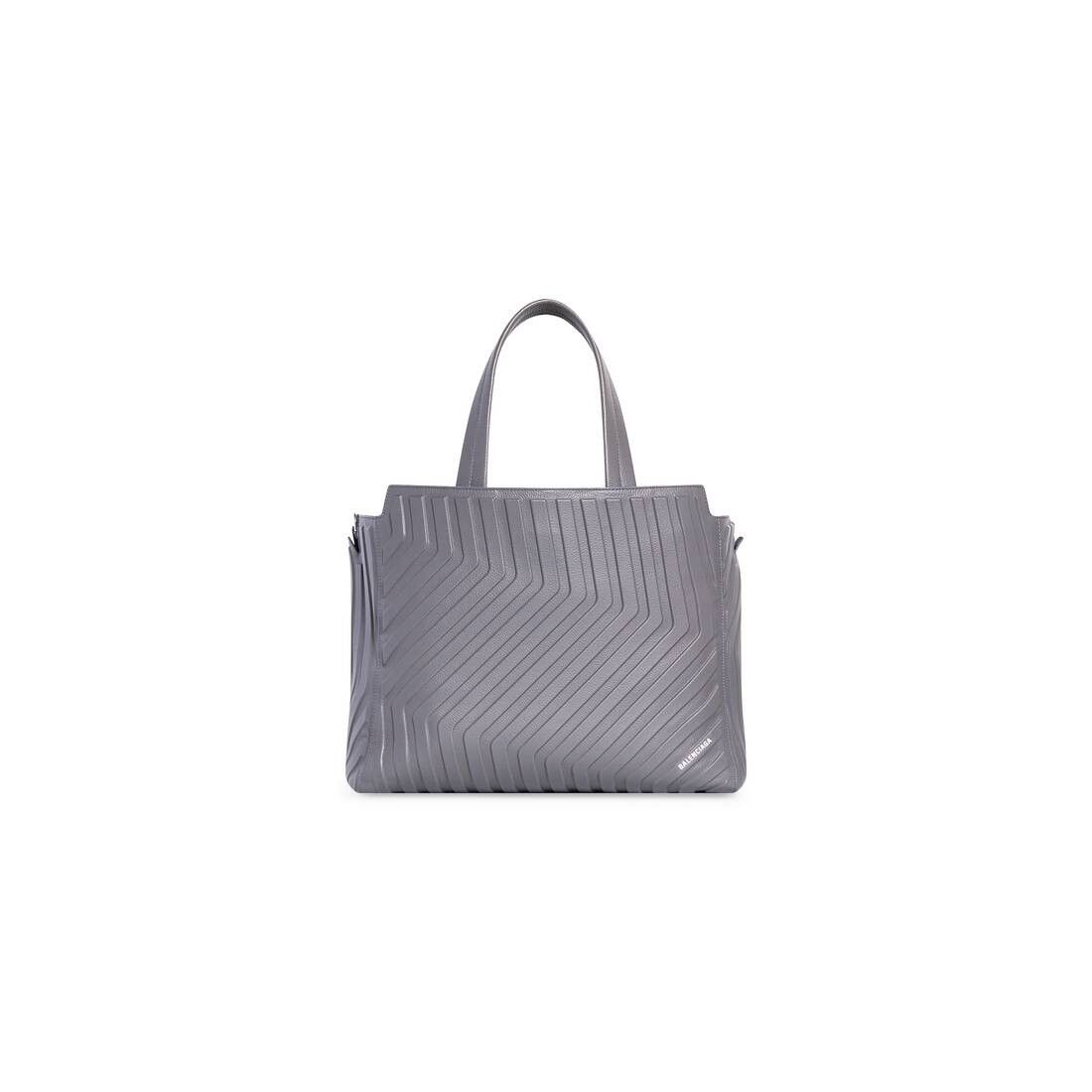 Balenciaga O1W1Db10525 Size: Os / Car Medium East-West Tote Bag Grey, Men's