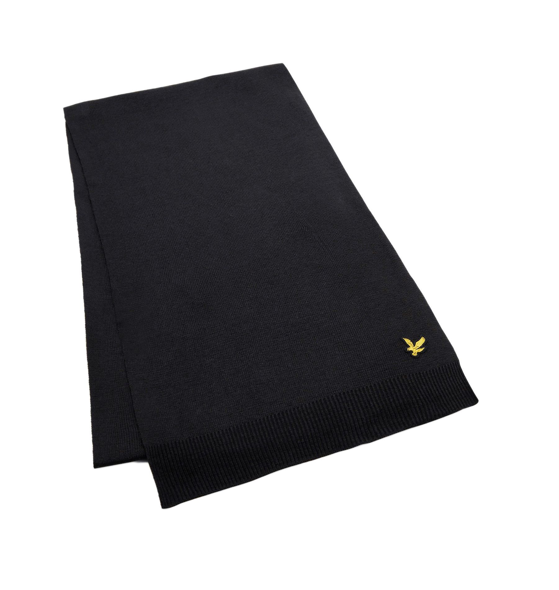 Lyle & Scott Lyle and Scott men's black scarf Size ONE SIZE - 2 Thumbnail