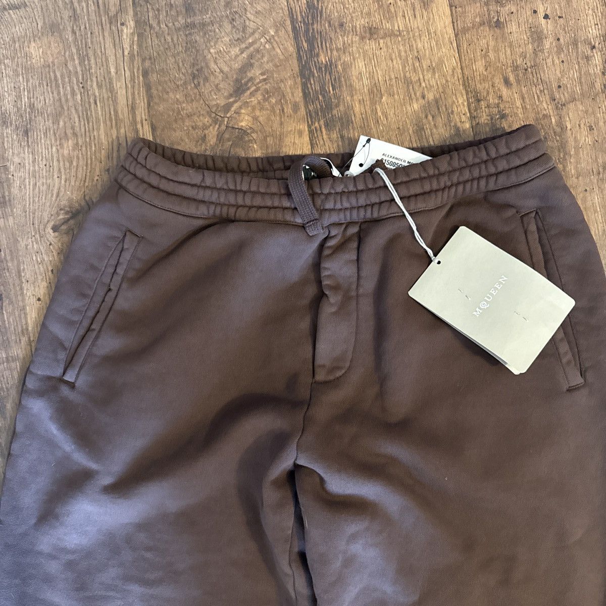 Alexander McQueen Alexander McQueen Brown Joggers Size US 35 - 1 Thumbnail