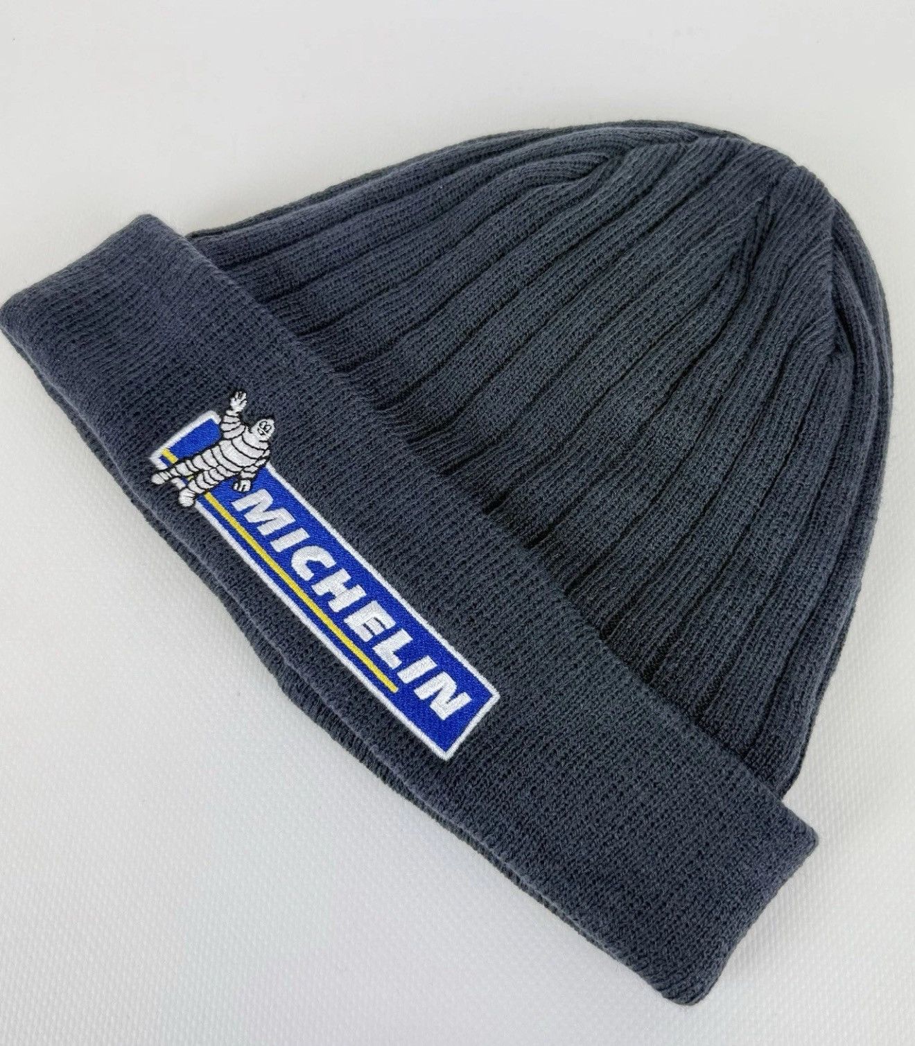Formula 1 Michelin Embroidered Logo Promo Beanie Hat Knit Acrylic Blue Size ONE SIZE - 3 Thumbnail