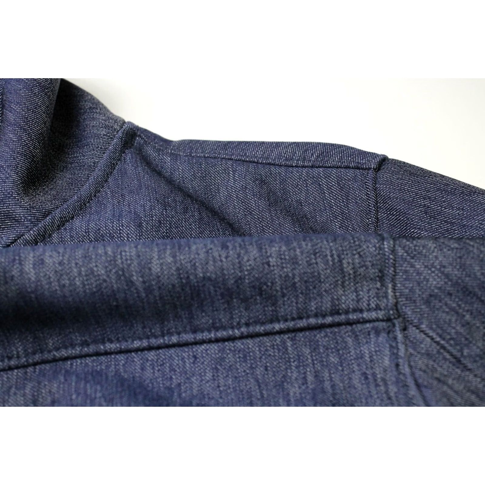Superdry Superdry Jacket Men's SMALL Full Zip High Neck Denim Look Blue Size US S / EU 44-46 / 1 - 7 Thumbnail