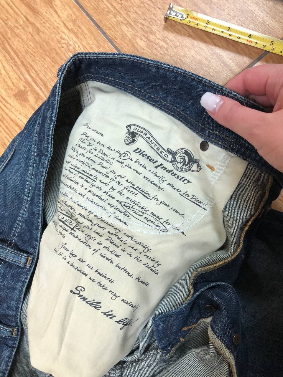Diesel Crazy Crash Dirty Baggy Faded Jean Japan Avant Garde Style Size US 36 / EU 52 - 11 Thumbnail
