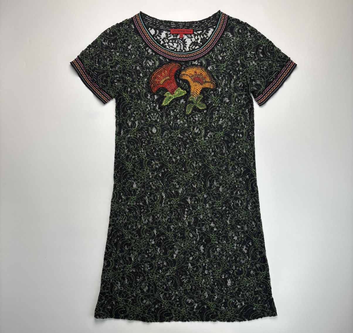 Vivienne Tam Vibrant Mushroom Dress