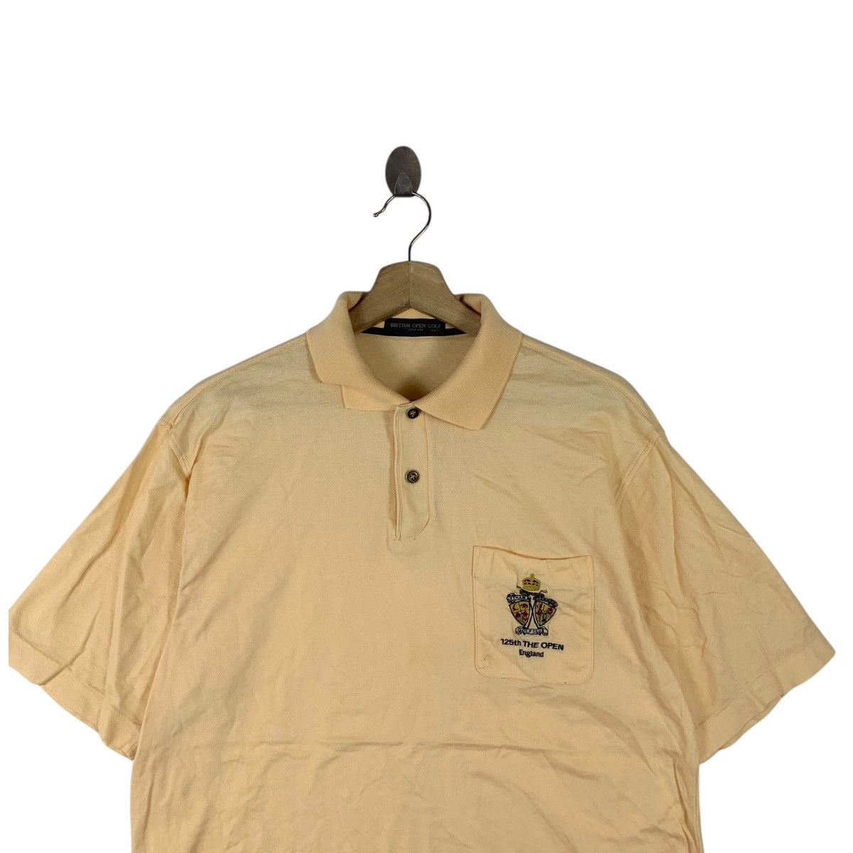 Vintage Vintage 1996 MIZUNO BRITISH OPEN GOLF Crest Polo Tee Shirt Size US M / EU 48-50 / 2 - 2 Thumbnail