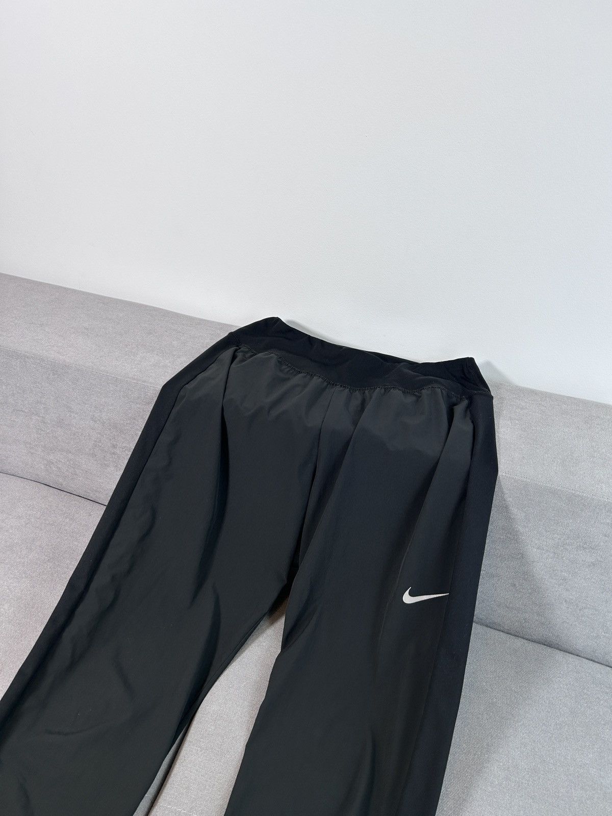 Nike × Vintage Vintage Nike Y2K Black Drill Baggy Track Pants Size US 30 / EU 46 - 3 Thumbnail