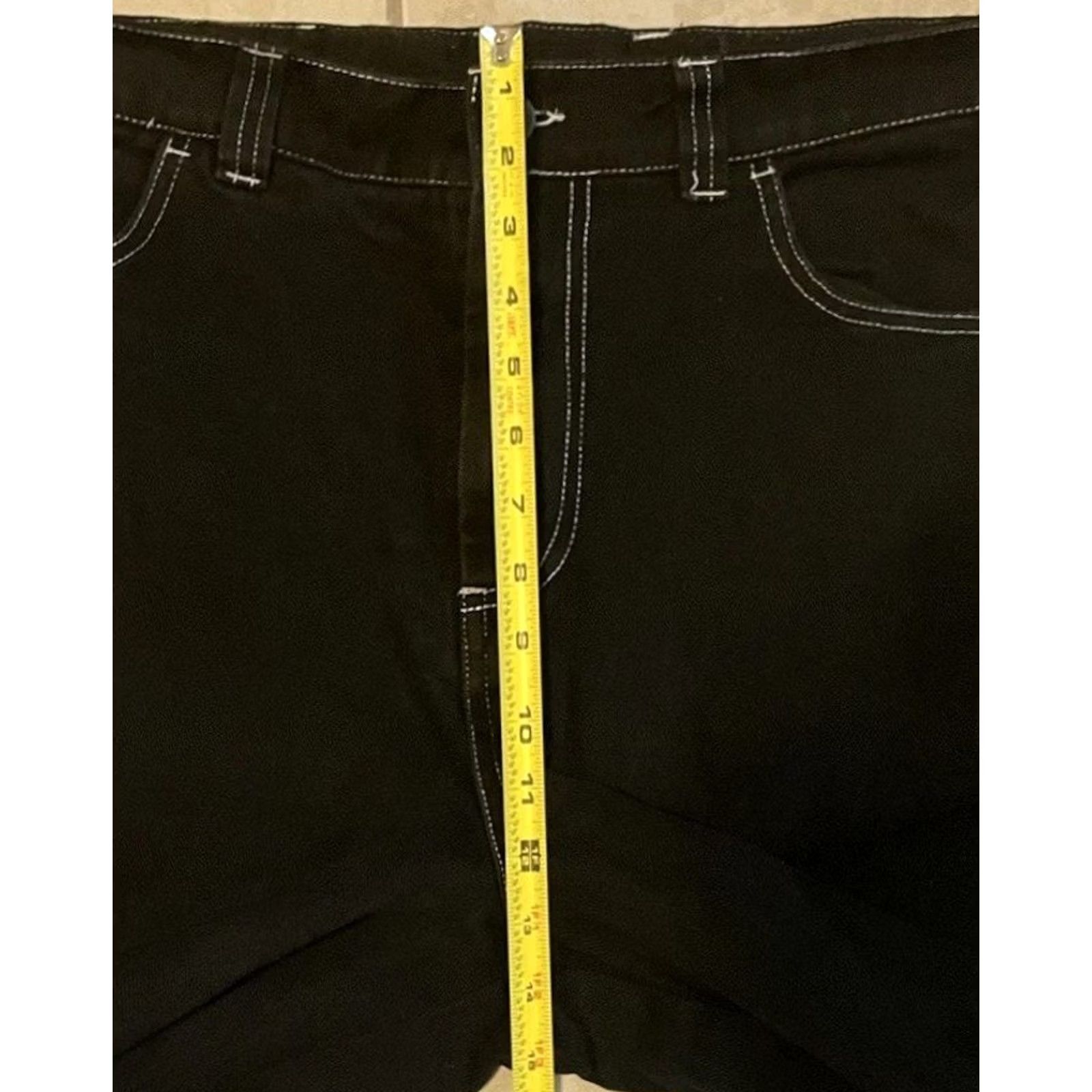 Enjoi VINTAGE Enjoi Skateboards Baggy Jeans 38 Black Denim Distressed 90s Y2K Grunge Skater Mens Jeans Size US 38 / EU 54 - 6 Thumbnail