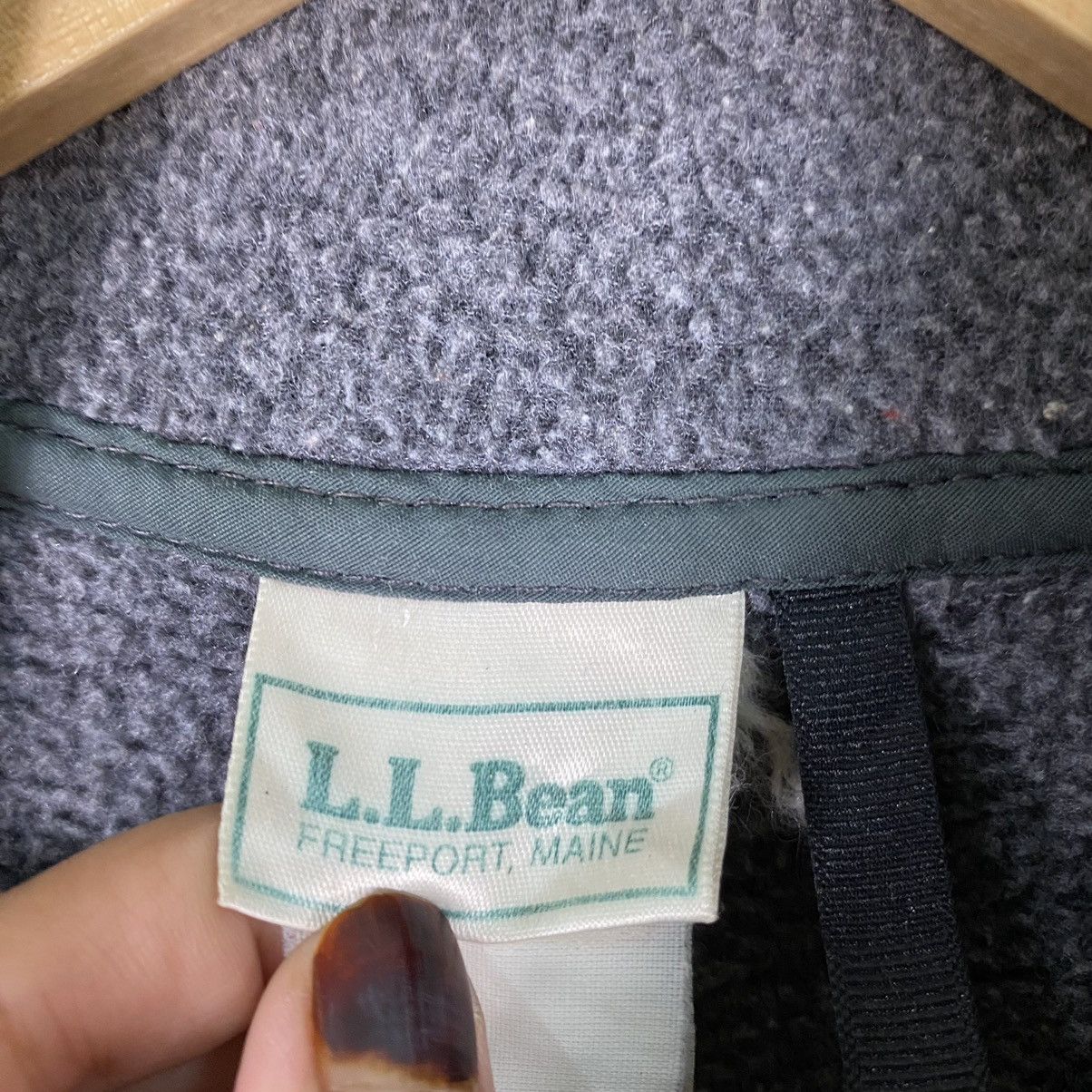 L.L. Bean LL. Bean fleece zipper jacket Size US L / EU 52-54 / 3 - 9 Thumbnail