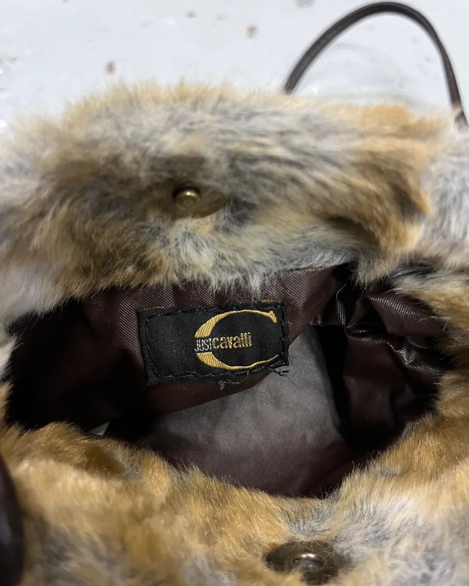 Roberto Cavalli Roberto Cavalli Tan Fur Shoulder Bag Size ONE SIZE - 11 Thumbnail