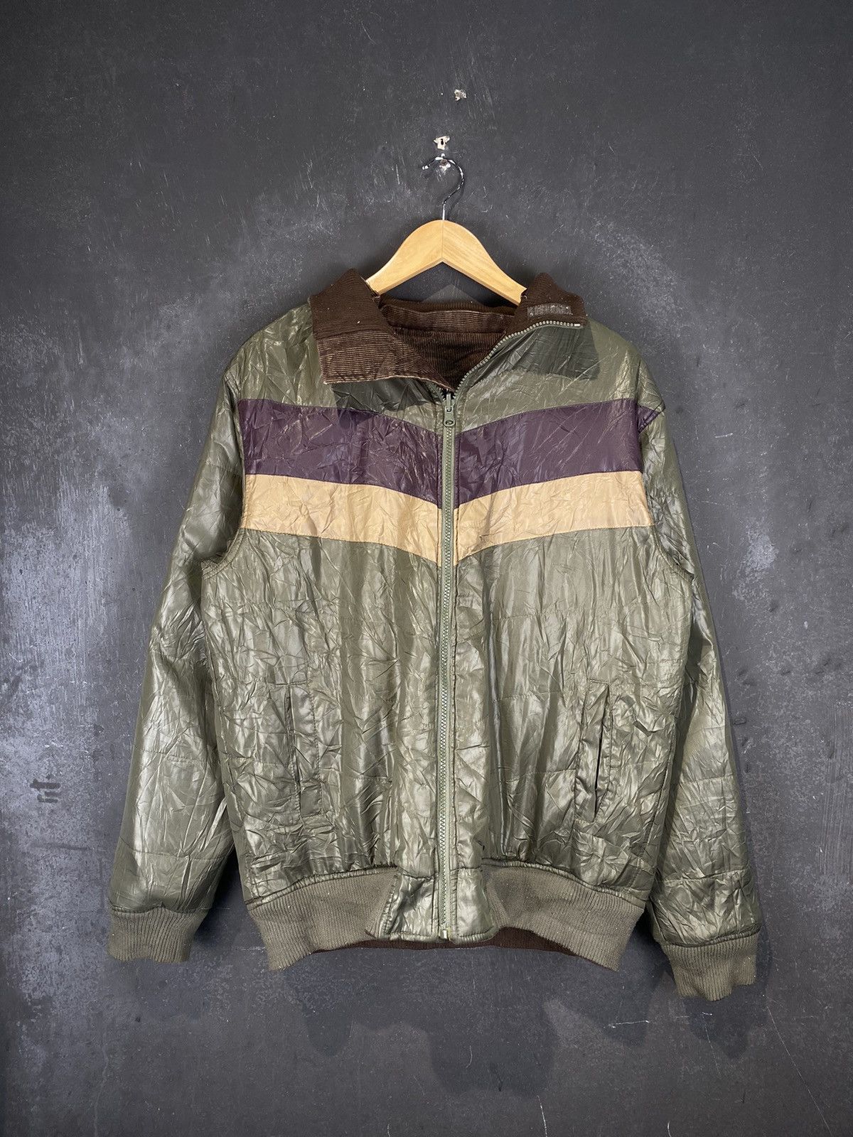 Other Vintage CRU Surf Skate Corduroy Reversible Jacket Size US L / EU 52-54 / 3 - 5 Thumbnail