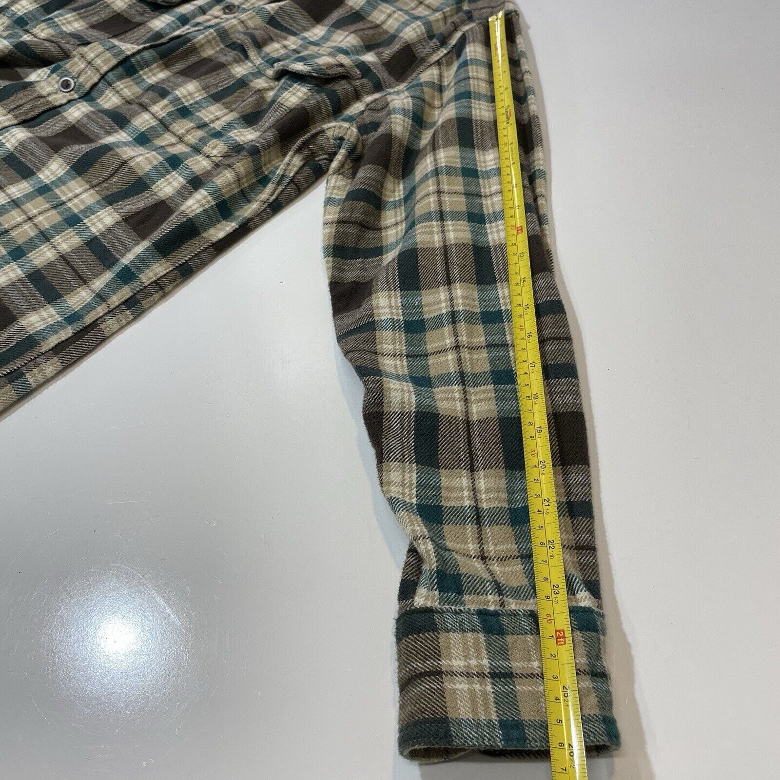 Woolrich Woolen Mills Woolrich Men's Green Blue Plaid Flannel Shirt Size M Outdoor Size US M / EU 48-50 / 2 - 6 Thumbnail