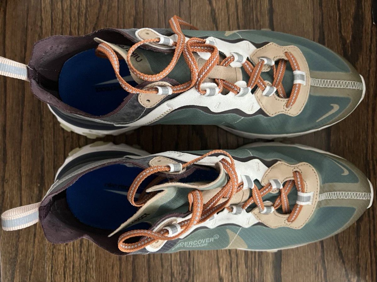 Nike × Undercover Nike x Undercover React Element 87 “Green Mist” Size US 8.5 / EU 41-42 - 3 Thumbnail