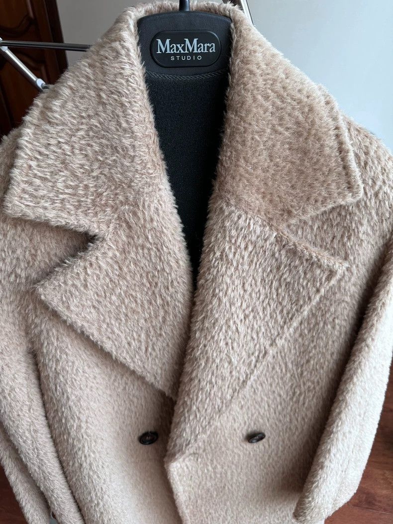 Max Mara Max Mara Studio Camel Coat Size S / US 4 / IT 40 - 3 Thumbnail