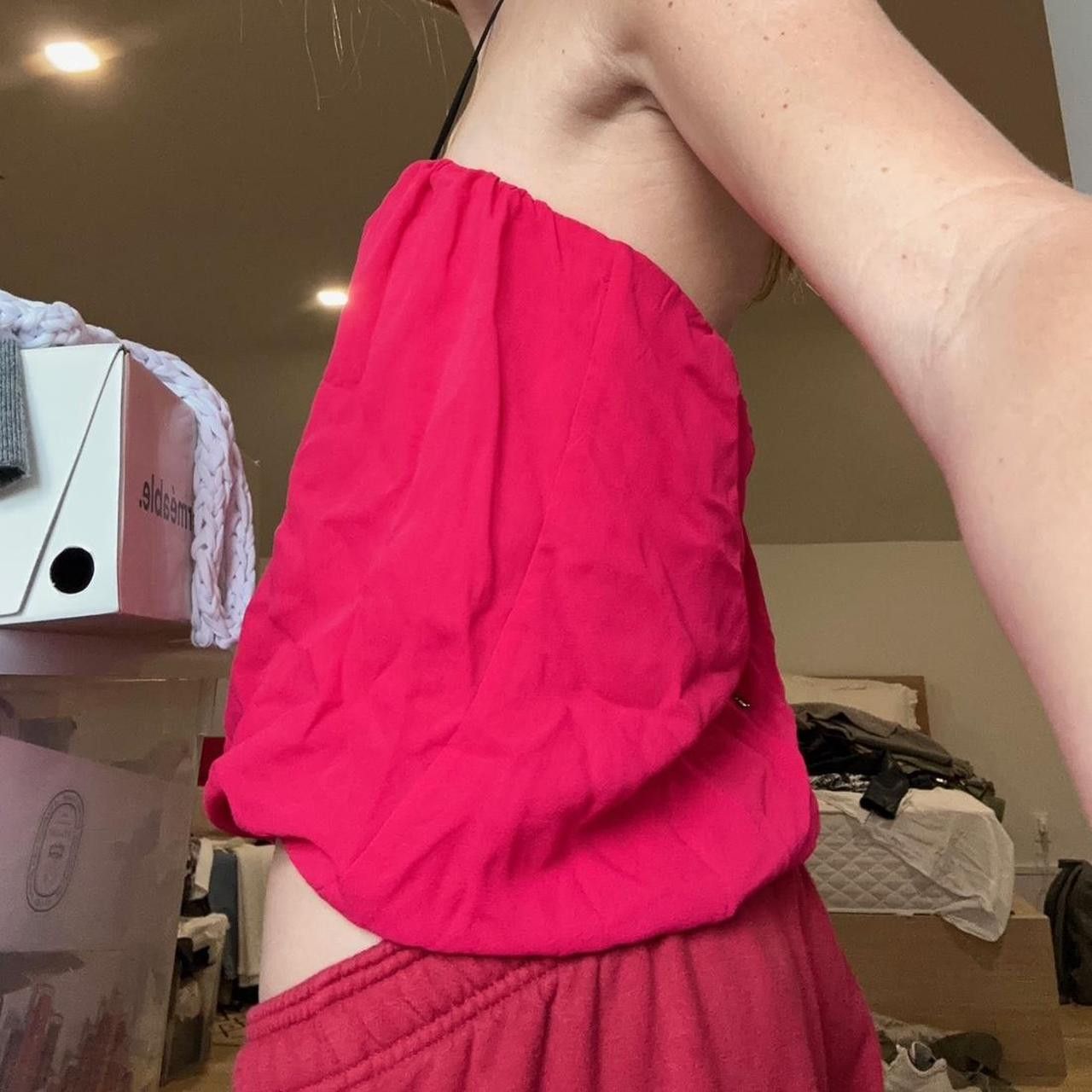 Alice + Olivia Alice + Olivia Women's Red/Pink Crop-top Size S / US 4 / IT 40 - 2 Thumbnail