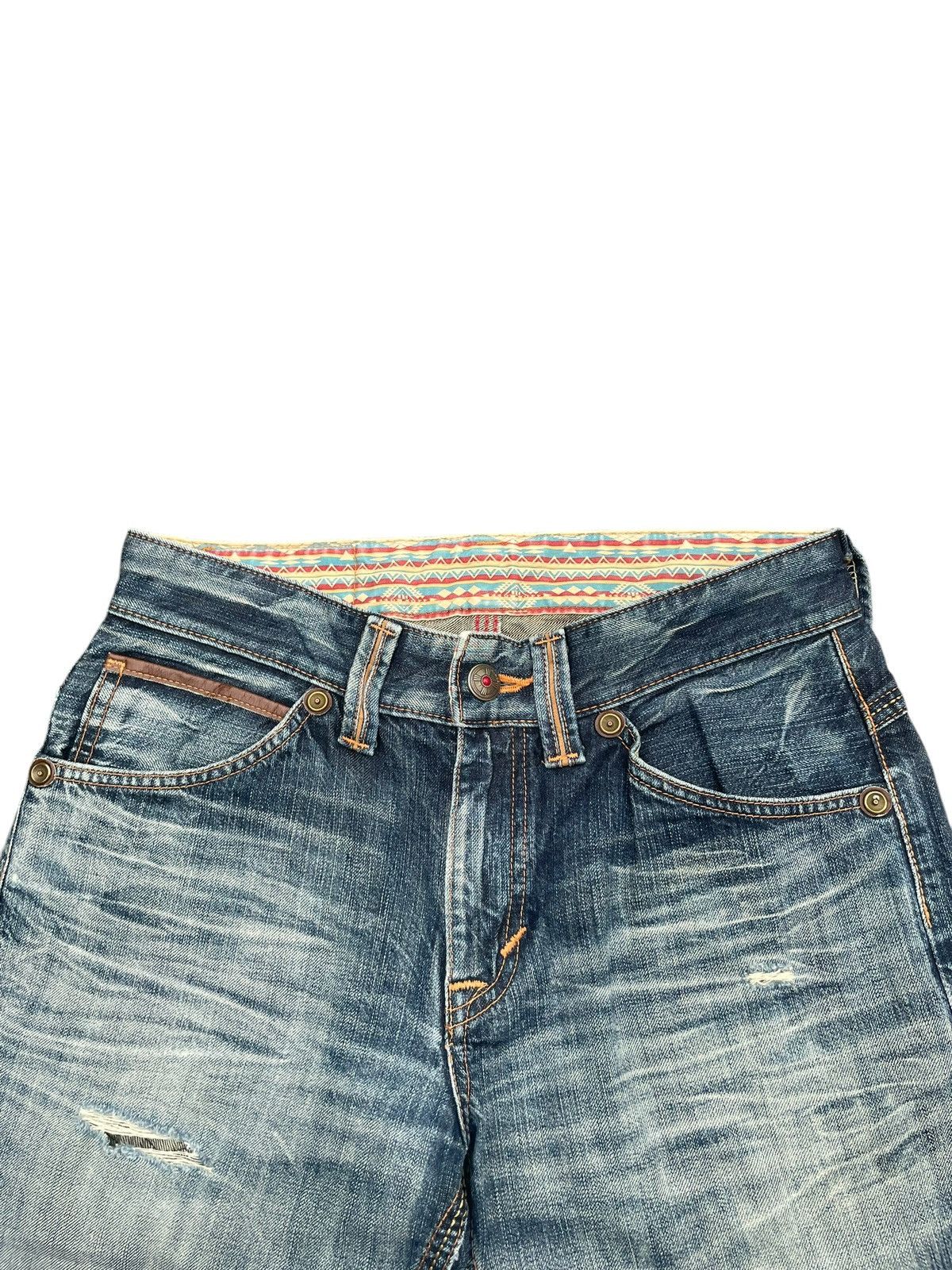 Edwin Vintage Edwin 444XVS Distresed Jeans Size US 33 - 5 Thumbnail