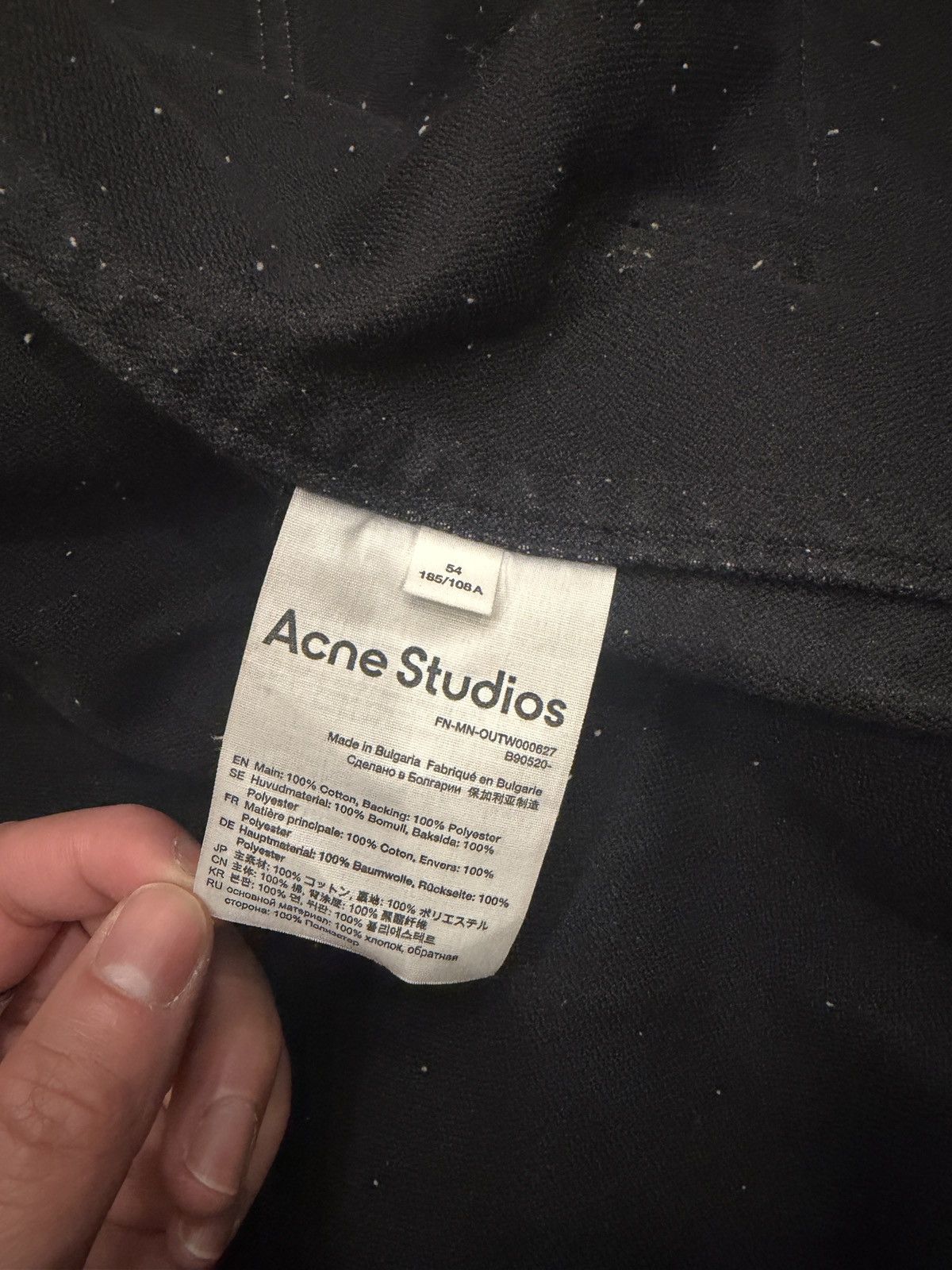 Acne Studios Acne Studios Hazel Cotton Shirt Jacket Size US L / EU 52-54 / 3 - 5 Thumbnail