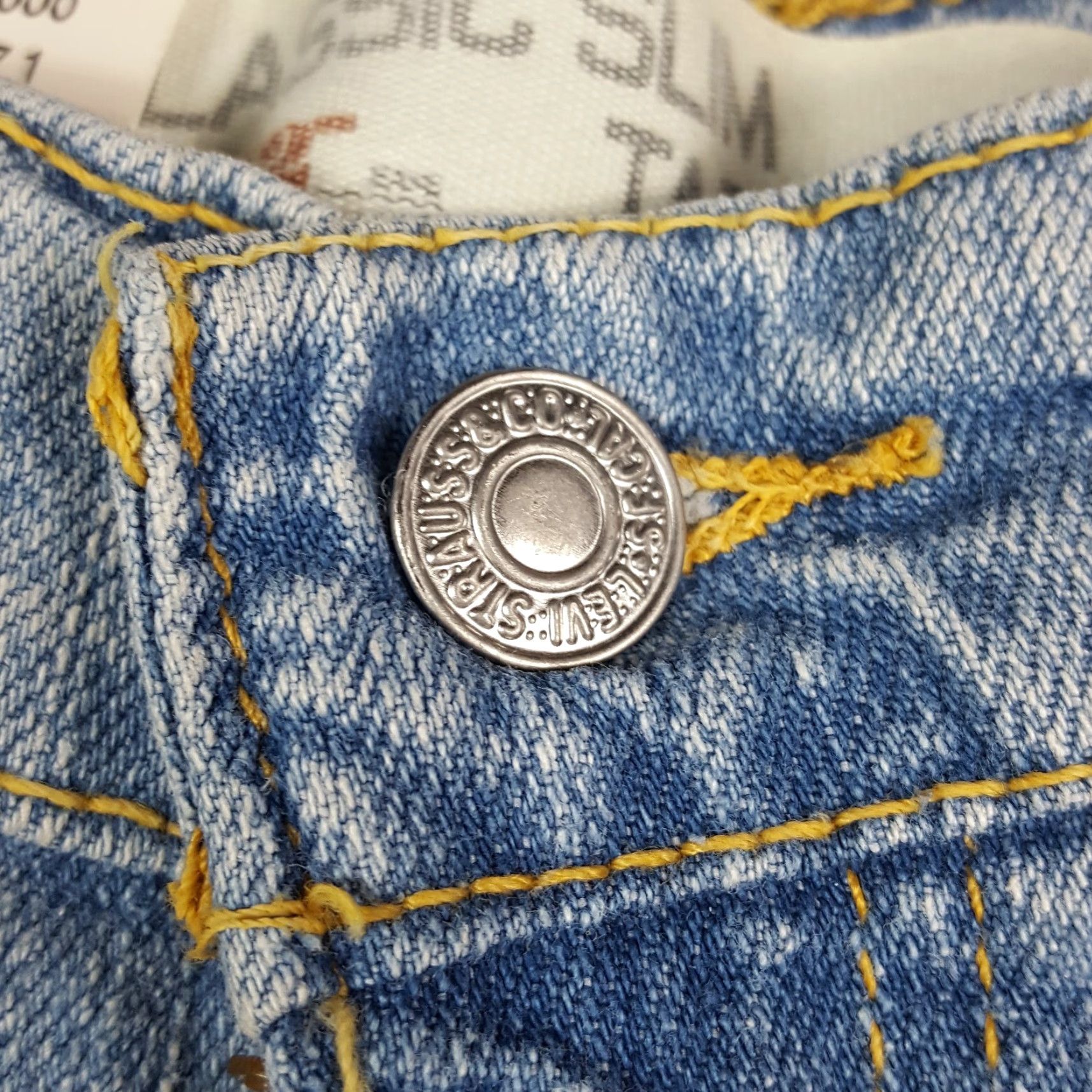 Levi's VINTAGE Levi's 512 Slim Tapered Stretch Denim Jeans Women's Size 6 Blue Y2K 90s Retro Size 28" / US 6 / IT 42 - 3 Thumbnail