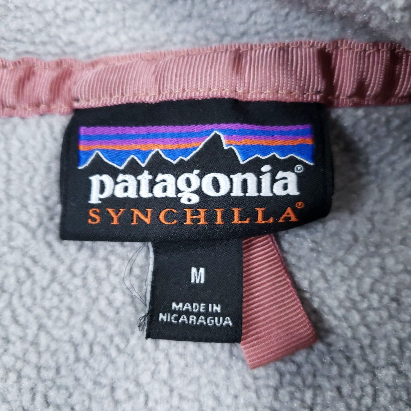 Patagonia Patagonia Sweater Shirt Womens M Beige Gray Pullover Fleece Synchilla Snap-T Mock Neck Long Sleeve Pockets Logo All Seasons Outdoor Camping Size M / US 6-8 / IT 42-44 - 6 Thumbnail