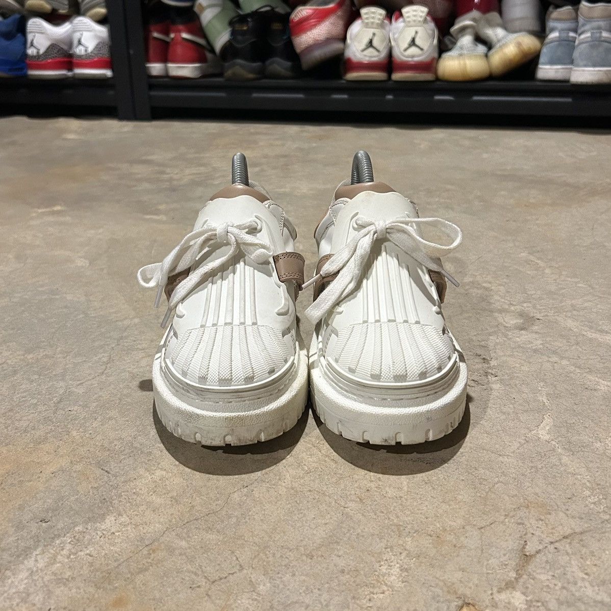 Christian Dior Monsieur × Designer × Dior Dior ID Calfskin Leather Platform Shoes White/Nude US 5.5 Size US 5.5 / EU 38 - 5 Thumbnail