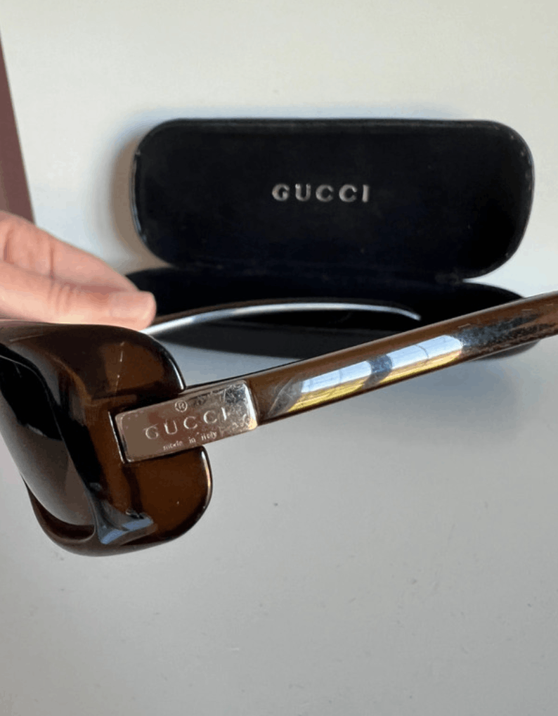 Gucci Gucci Sunglasses 2436 Mask Shield Sport Bike Pop Vintage Size ONE SIZE - 3 Thumbnail