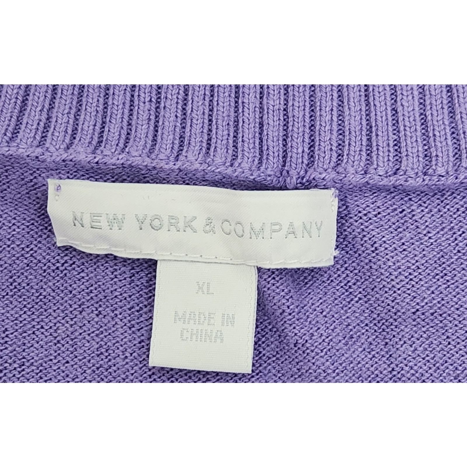Other New York & Company Purple Boat Neck Sweater Top XL Size XL / US 12-14 / IT 48-50 - 5 Thumbnail