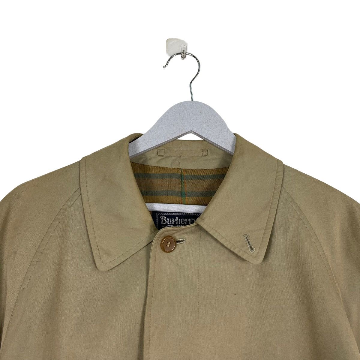 Burberry × Vintage 💥90s BURBERRYS NOVA CHECK TRENCH COAT Size US M / EU 48-50 / 2 - 5 Thumbnail