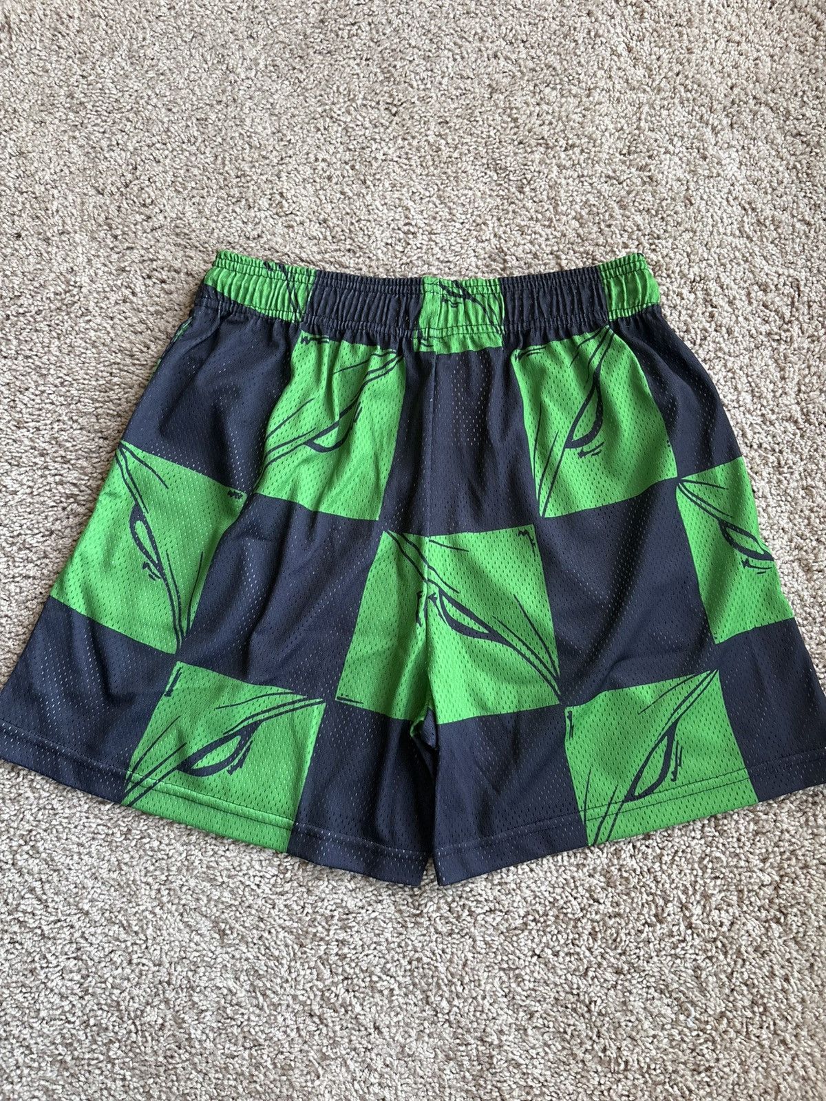 Matty Boy Matty Boy x Eric Emanuel 99 Eyes Slime Green Black Shorts XL Size US 36 / EU 52 - 2 Thumbnail