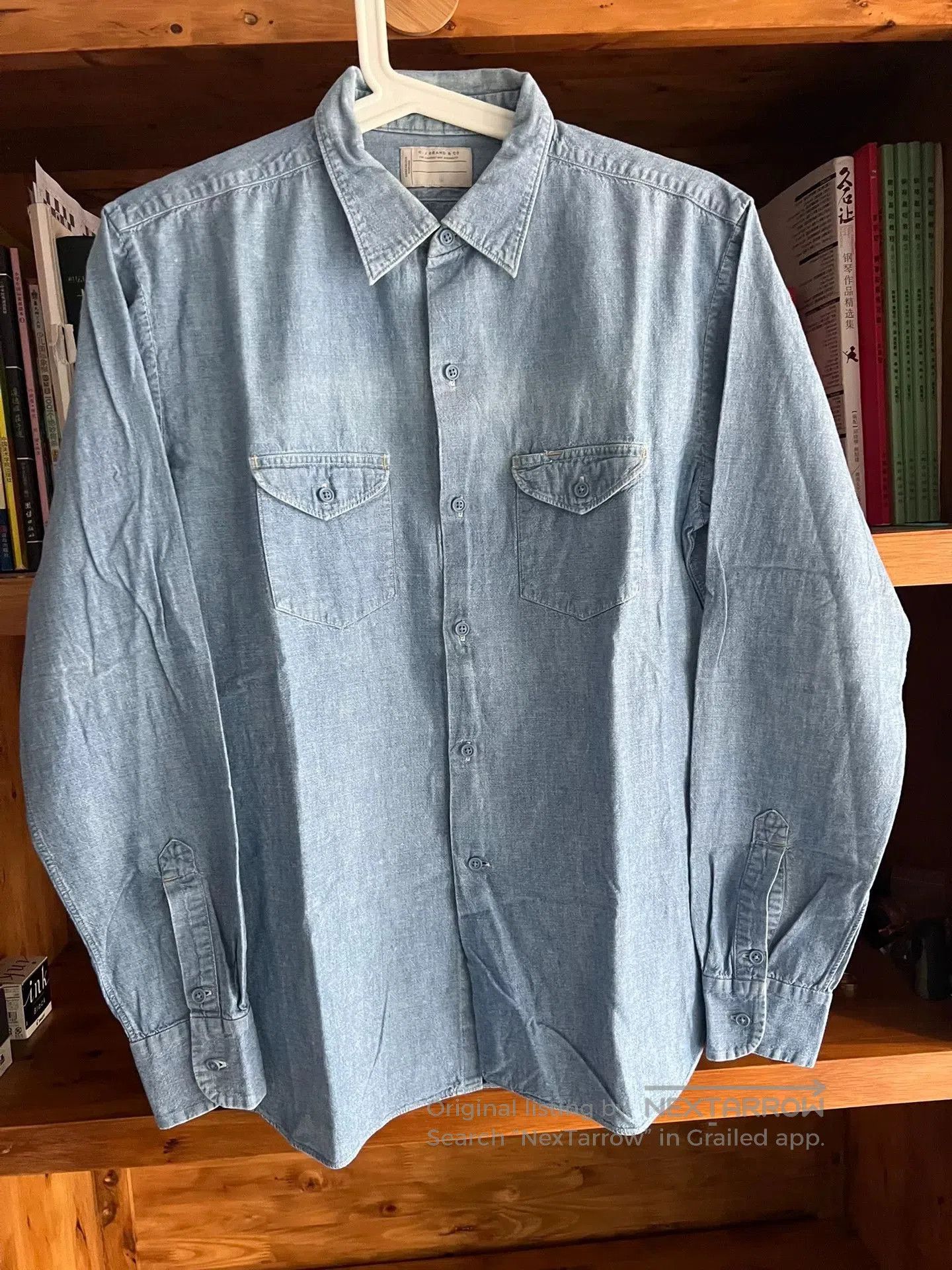 Oldblue Co. Old Joe Selvedge Denim Work Shirt. Size US M / EU 48-50 / 2 - 2 Thumbnail