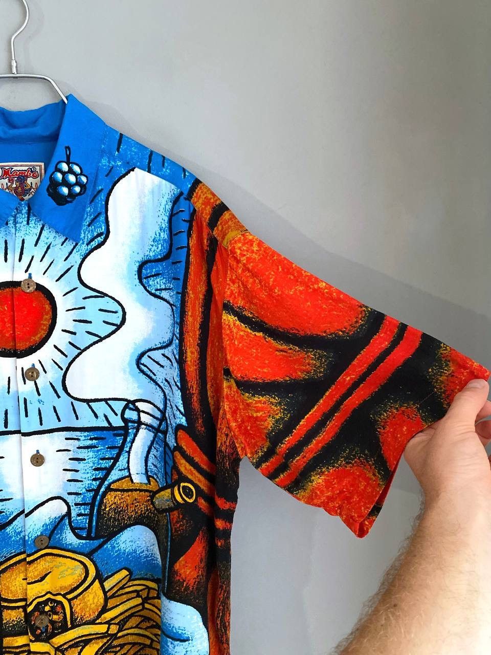 Mambo Vintage Mambo Loud Shirt 90s Reg Mombasa Mambo Bitter, L-XL Size US L / EU 52-54 / 3 - 9 Thumbnail